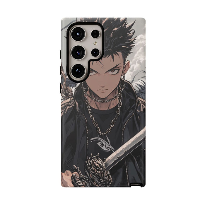 Anime Strijder met Zwaard en Draak
