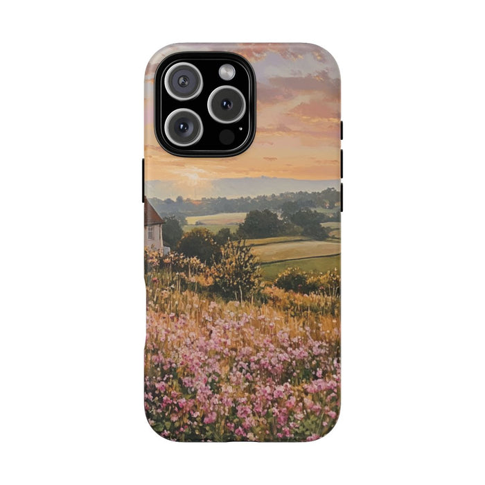 Landelijk Ochtendlandschap met Bloemen