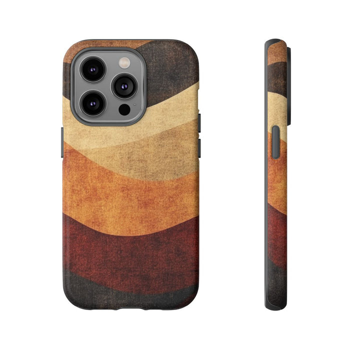 Warme Abstracte Golfpatronen