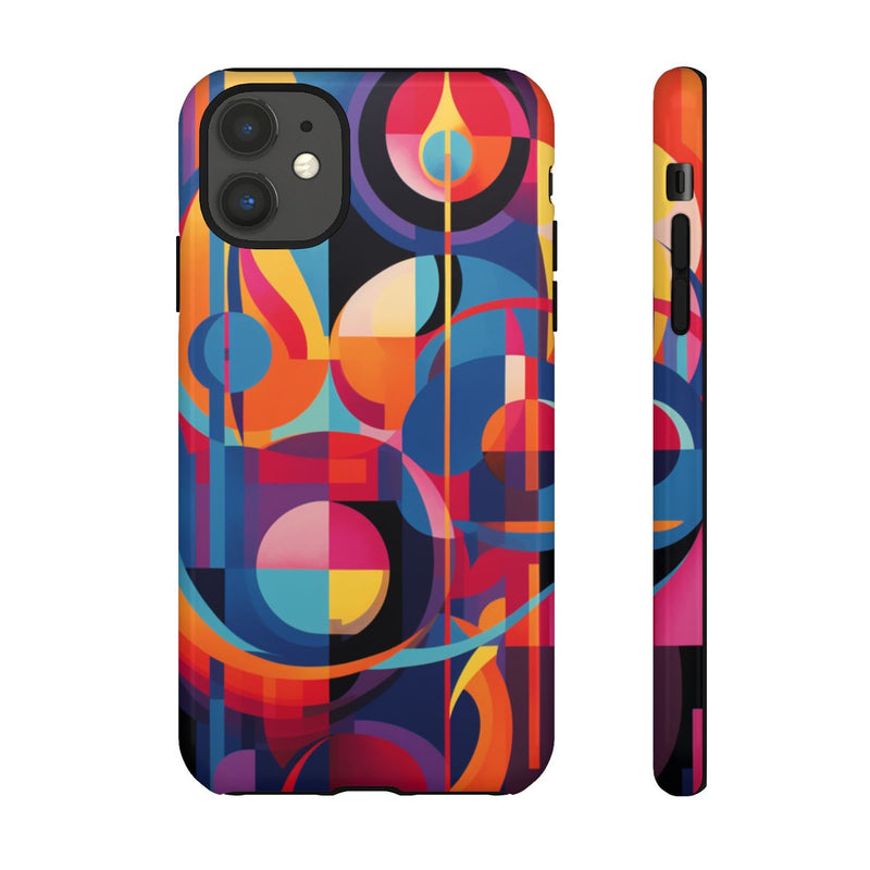 Vrolijke Geometrische Abstracte Kunst