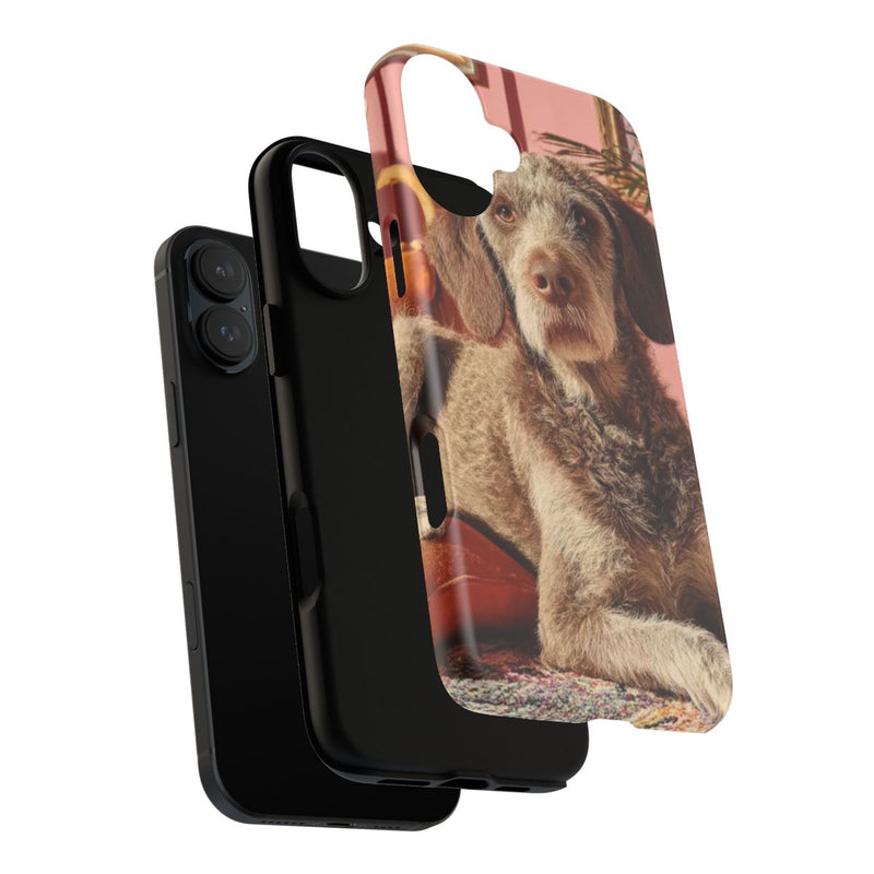 Bruine Hond Ontspant Binnen