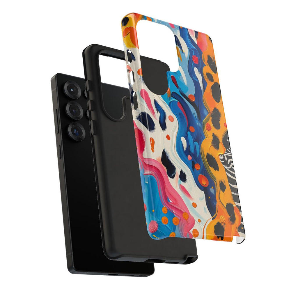 Abstract Kleurrijk Zebra Patroon