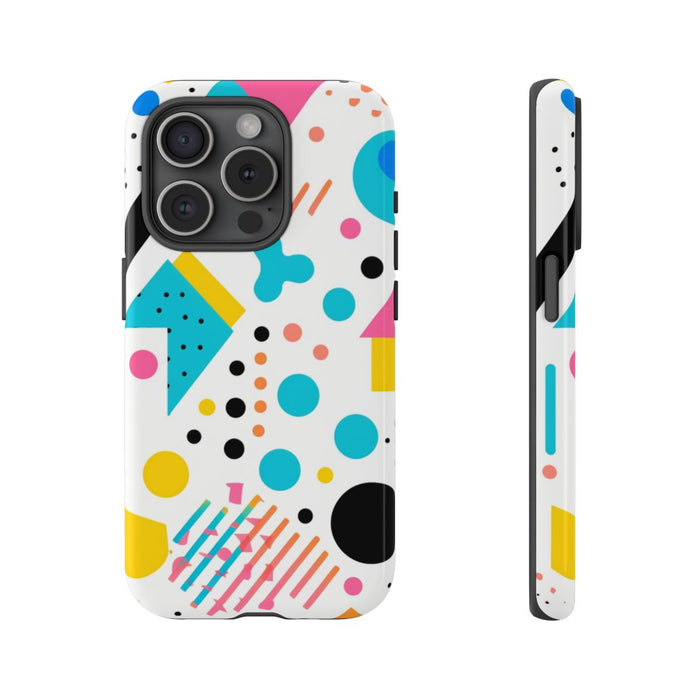 Kleurrijk Memphis Stijl Geometrisch Patroon