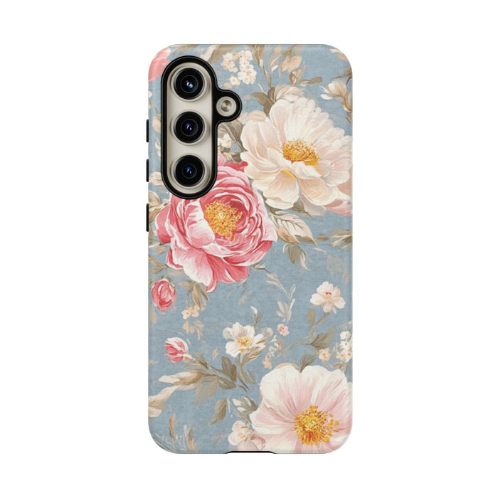Romantisch Roze-Wit Bloemenpatroon