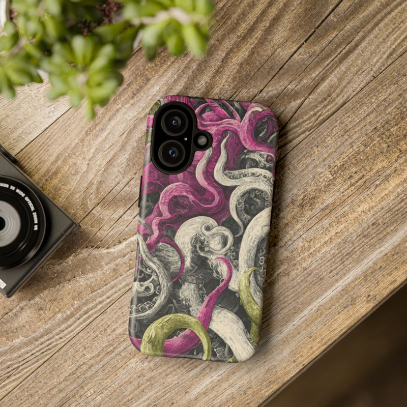 Gedetailleerd Tentakelpatroon met Wervelende Swirls