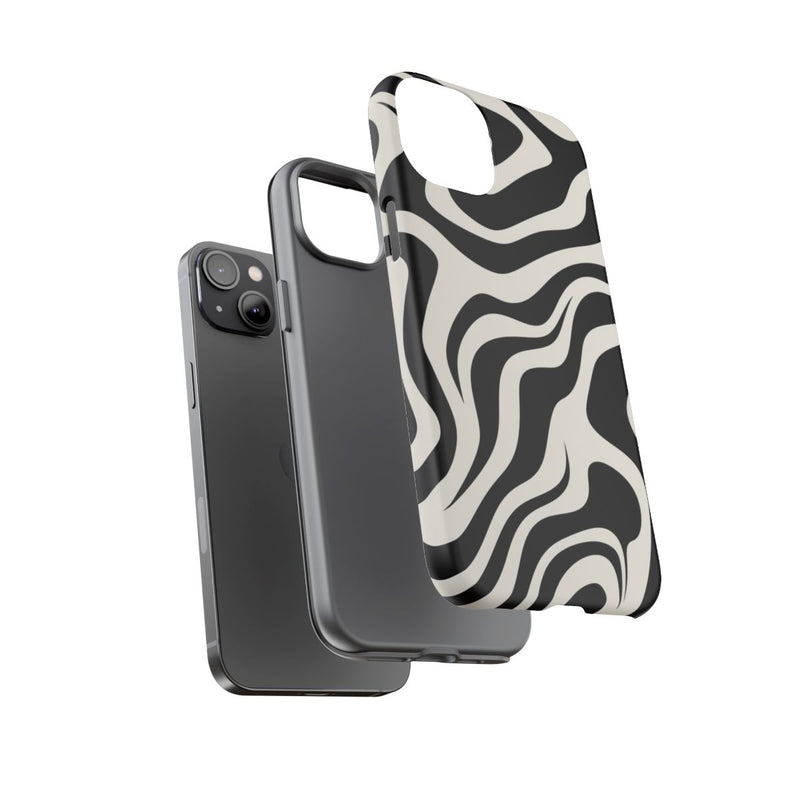 Zwart-Wit Abstract Zebra-Patroon