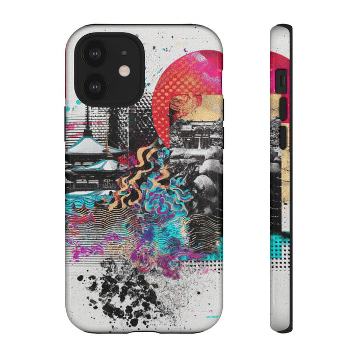 Abstracte Japanse Zen Tuin Collage