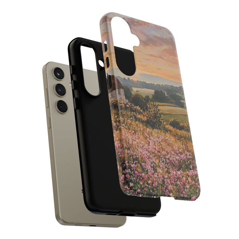 Landelijk Ochtendlandschap met Bloemen