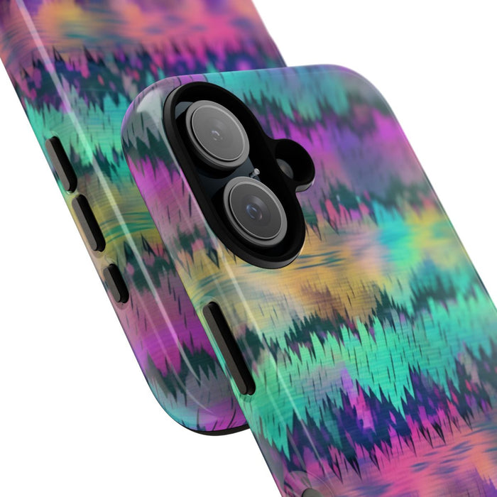 Kleurrijk Glitch Patroon Abstract Design