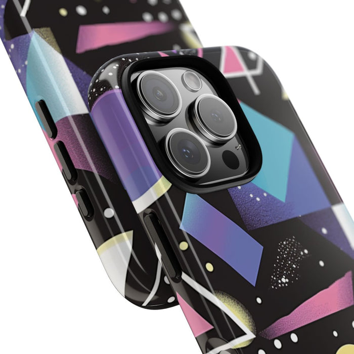 Geometrisch Vaporwave Abstract Patroon