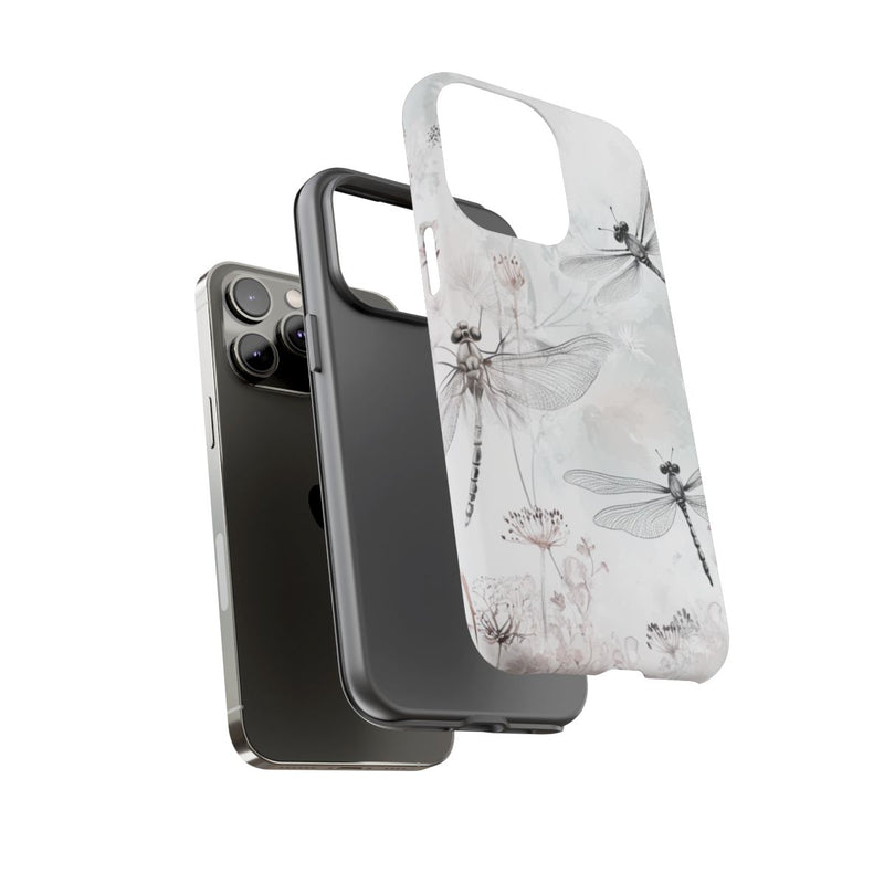 Fijne Libellen en Bloemen in Aquarel