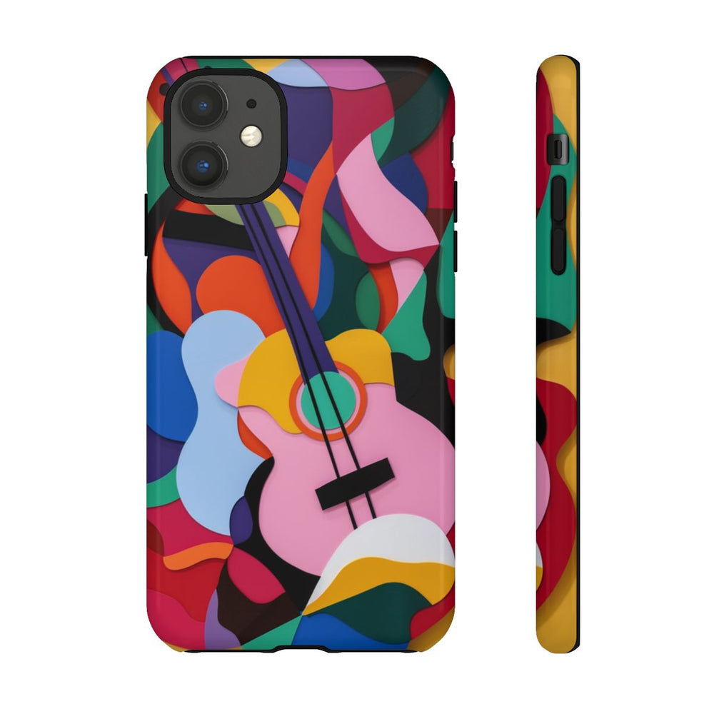 Kleurrijke Abstracte Gitaar