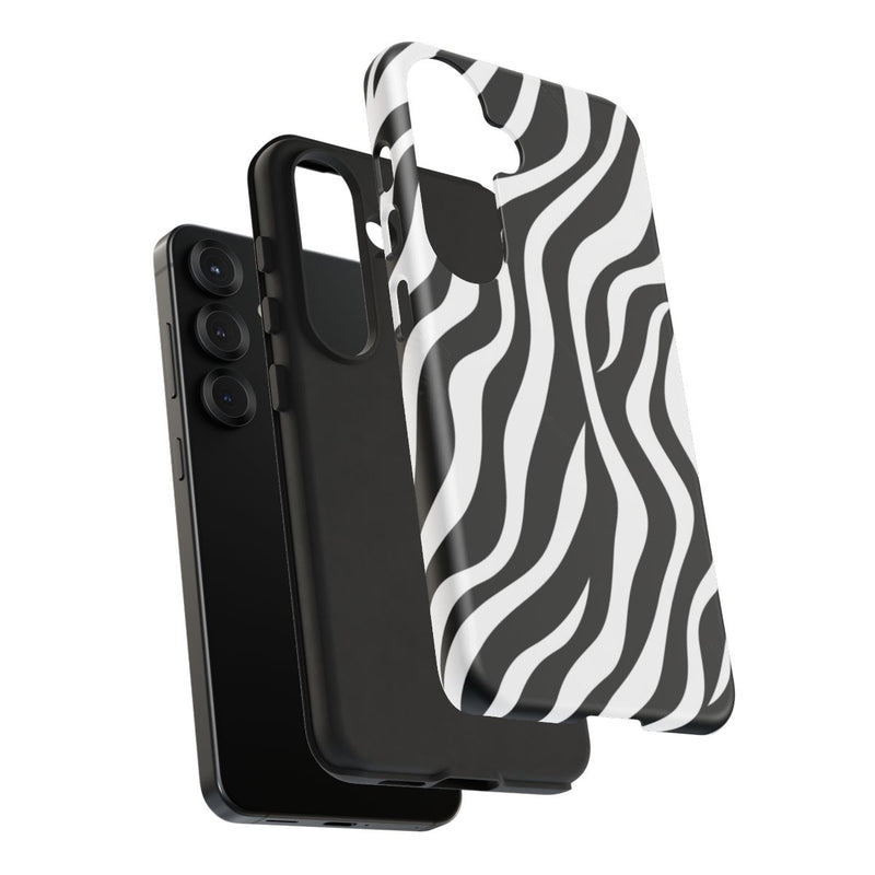 Zwart-Wit Zebra Strepenpatroon
