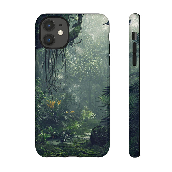 Dichtbegroeid Groen Junglepaden