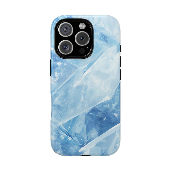Blauwe IJstextuur
