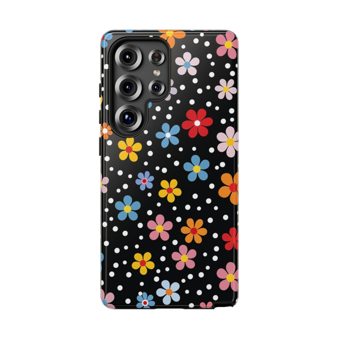 Vrolijk Bloemen- en Stippenpatroon