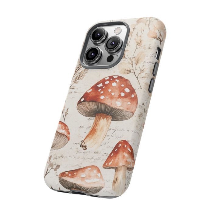 Aquarel Rode Paddenstoelen en Botanische Illustraties