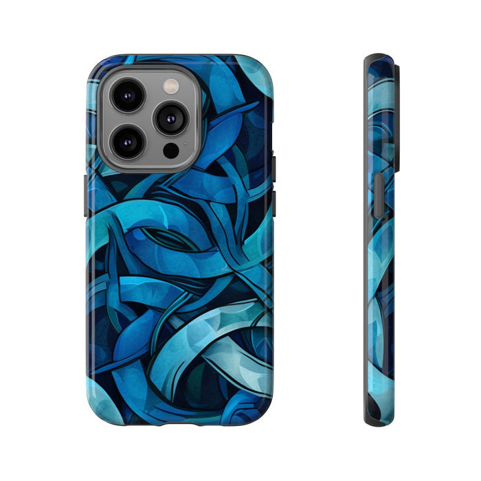 Blauw Keltisch Knoopmotief