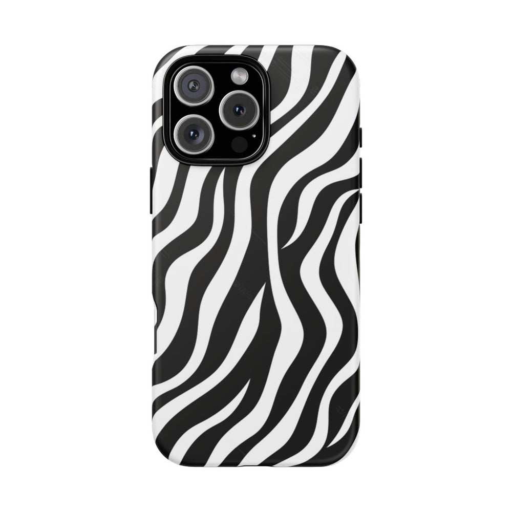 Zwart-Wit Zebra Strepenpatroon
