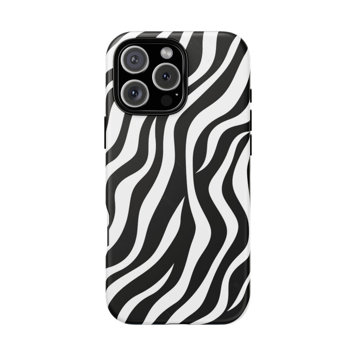 Zwart-Wit Zebra Strepenpatroon