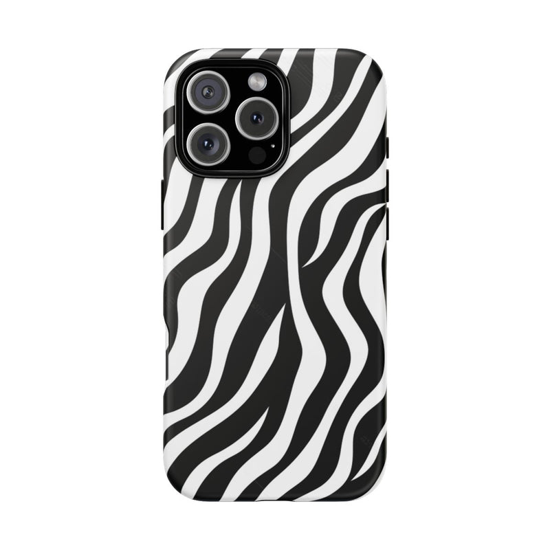 Zwart-Wit Zebra Strepenpatroon