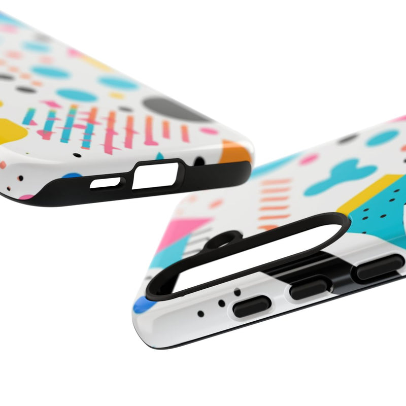 Kleurrijk Memphis Stijl Geometrisch Patroon