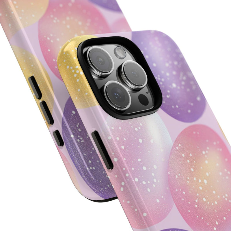 Pastelkleurige Glitter Paaseieren Patroon