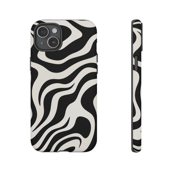 Zwart-Wit Abstract Zebra-Patroon