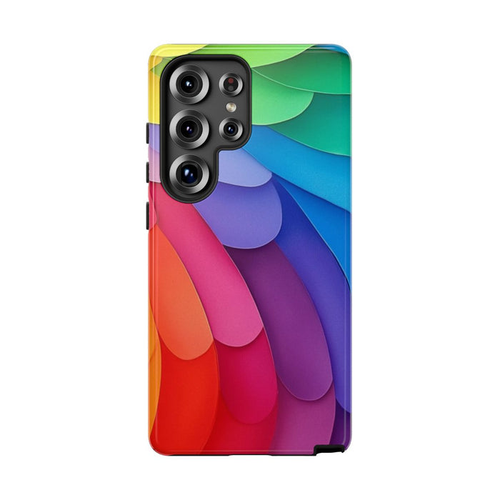 Kleurrijk Gelaagd Regenboogpatroon