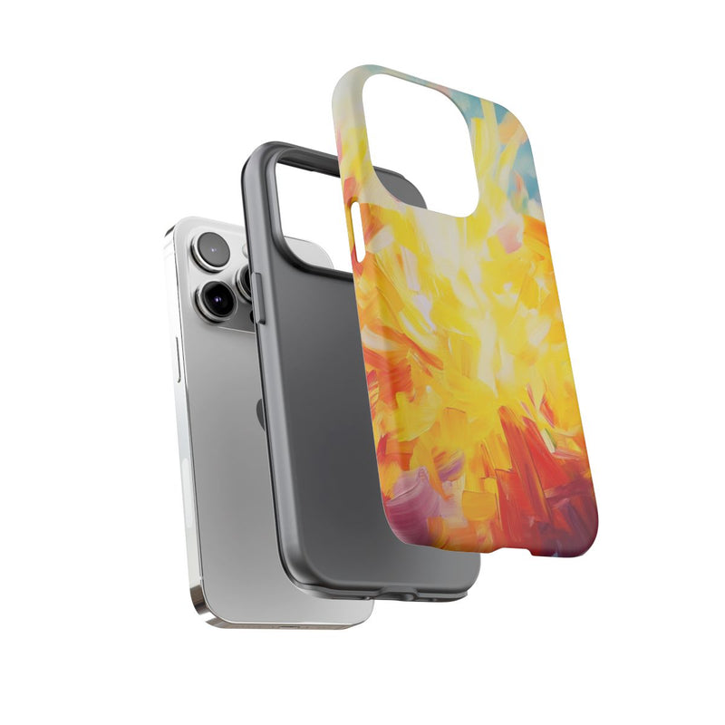 Vrolijke Abstracte Zonneborstels