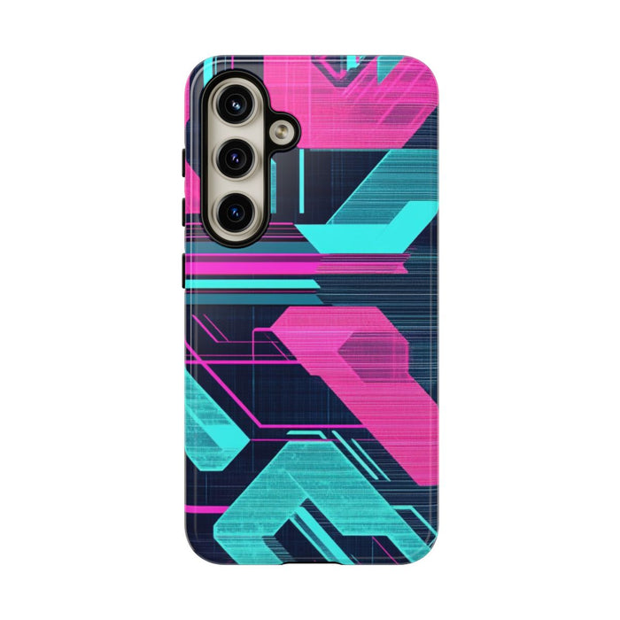 Neon Geometrisch Cyberpunkpatroon