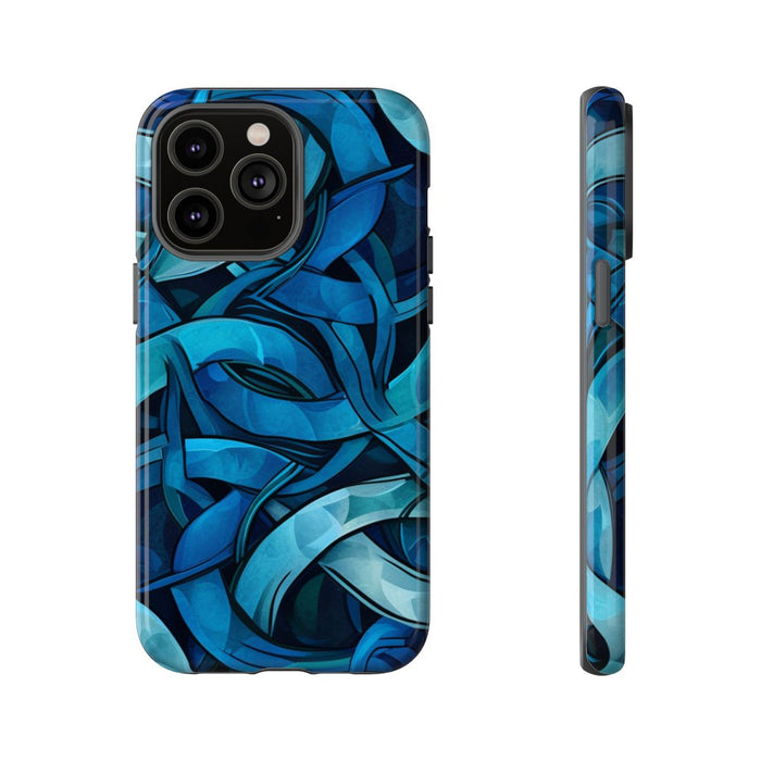 Blauw Keltisch Knoopmotief