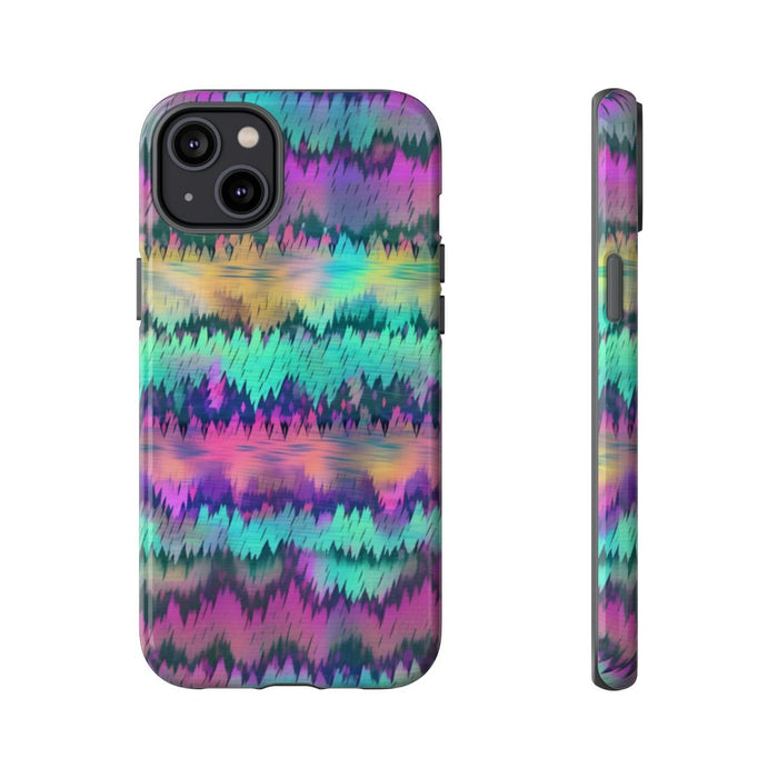 Kleurrijk Glitch Patroon Abstract Design
