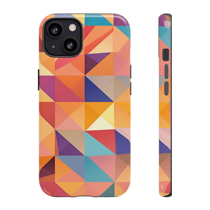 Kleurrijk Geometrisch Hoekpatroon