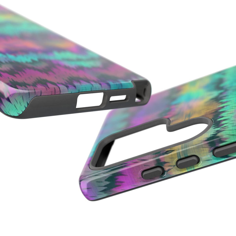 Kleurrijk Glitch Patroon Abstract Design