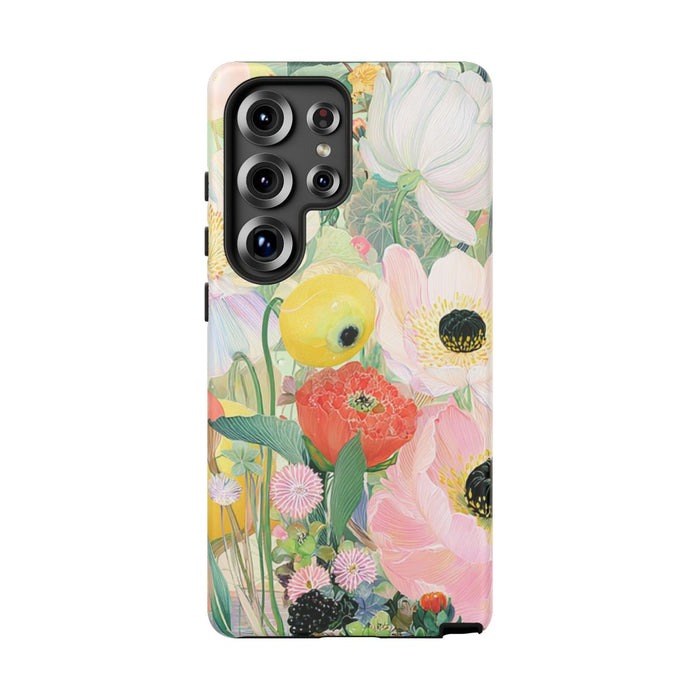 Lichte Pastelbloemen met Vogels