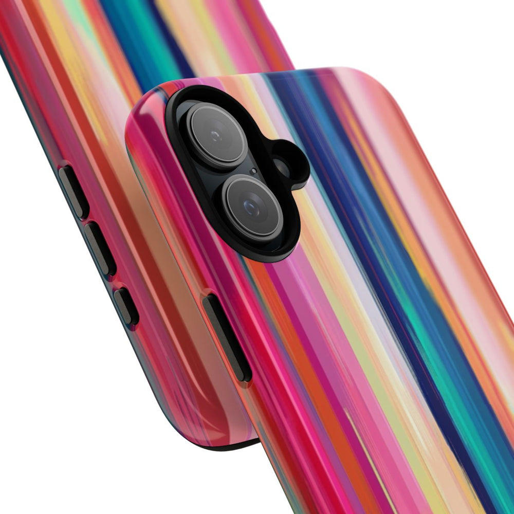 Levendige Verticale Strepen Abstracte Kunst