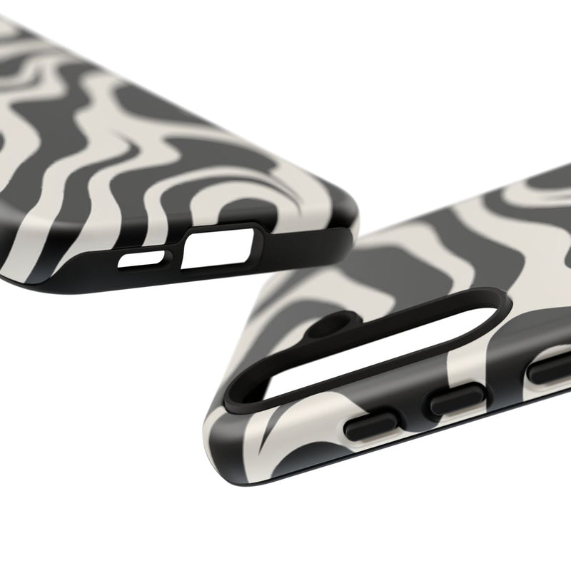 Zwart-Wit Abstract Zebra-Patroon