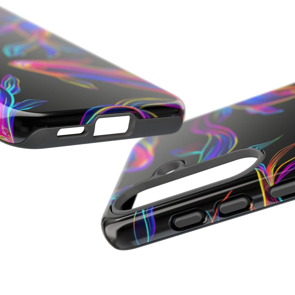Neonkleurige Vissenpatroon