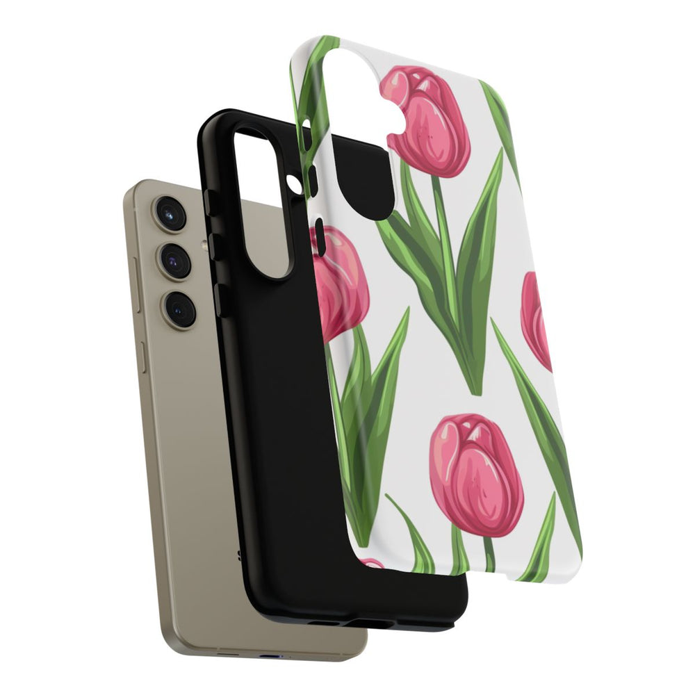 Roze Tulp Bloemenpatroon