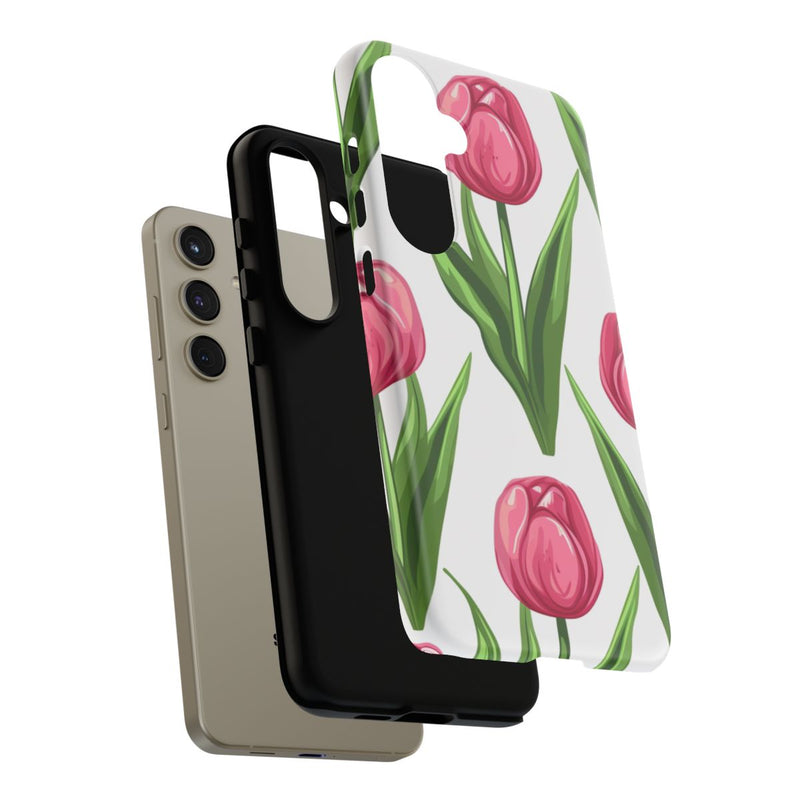 Roze Tulp Bloemenpatroon