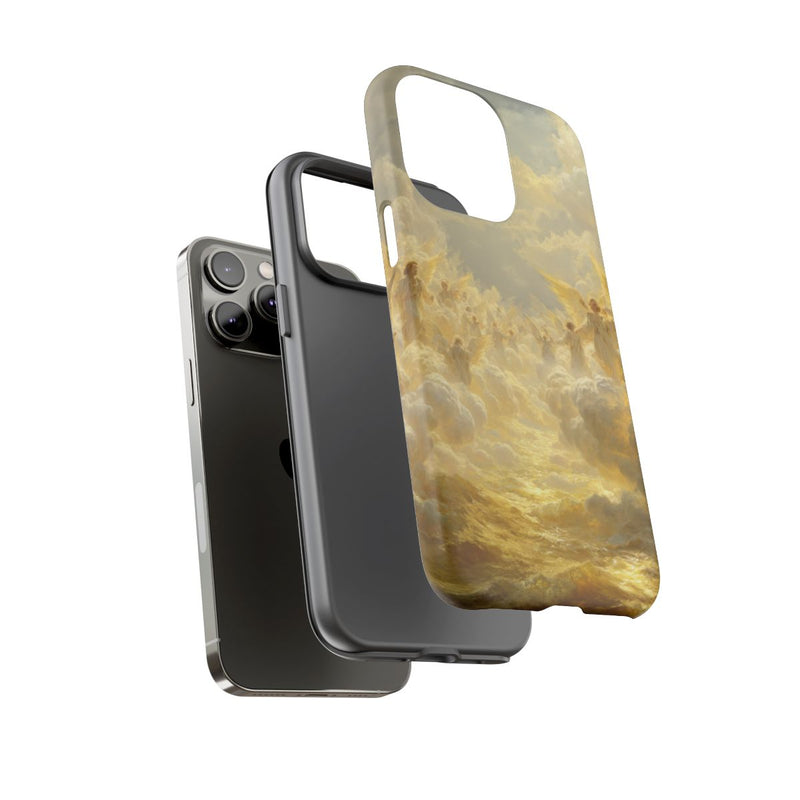 Gouden Engelen Boven Wolken