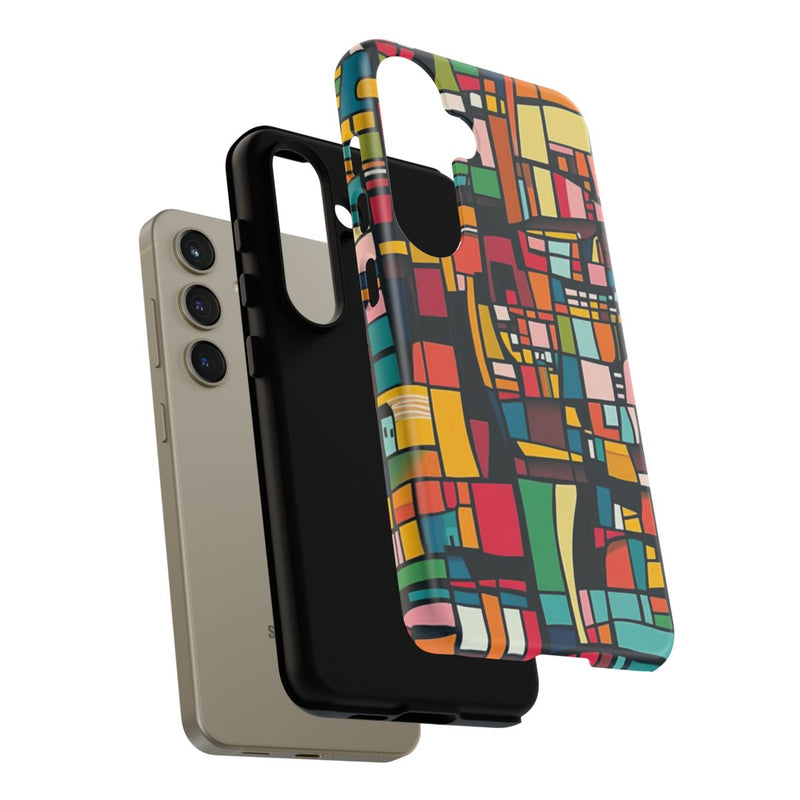 Abstract Veelkleurig Geometrisch Patroon