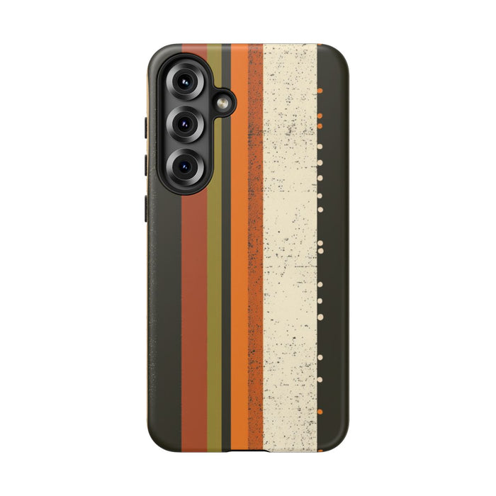 Retro Verticale Strepen en Stippenpatroon