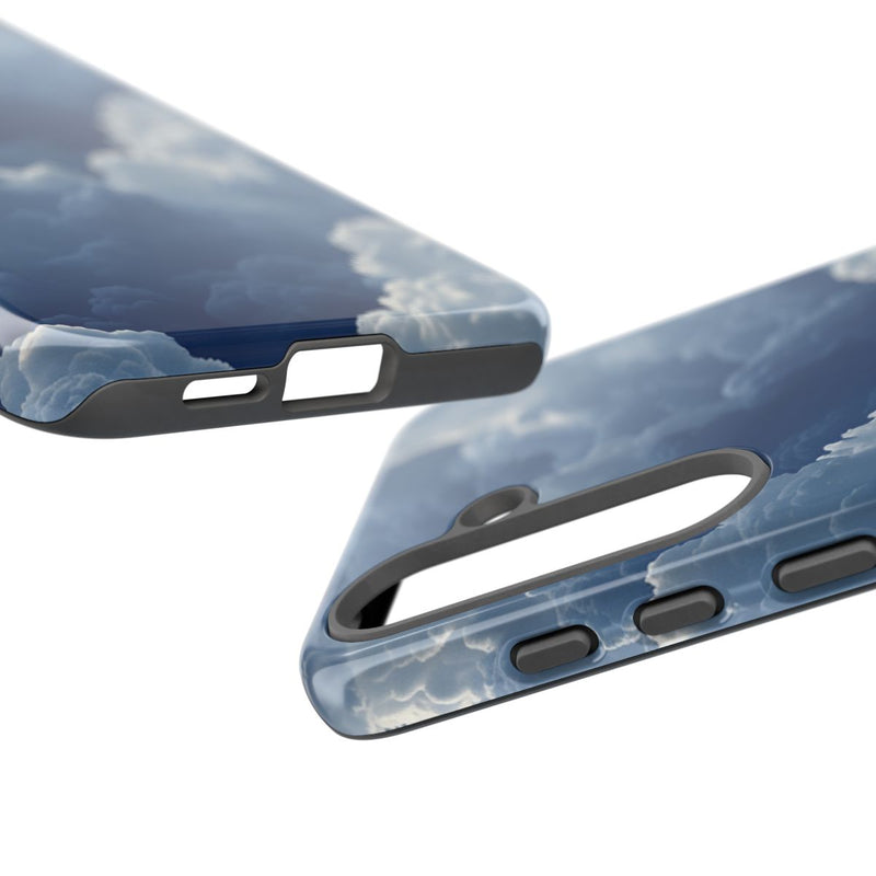 3D Blauw Wolkenpatroon