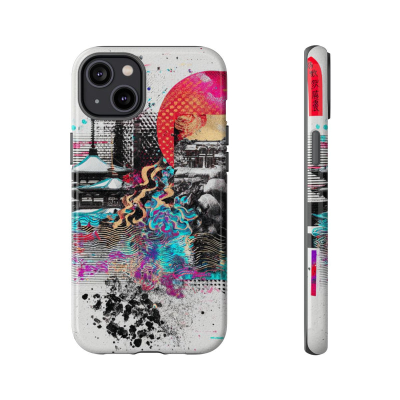 Abstracte Japanse Zen Tuin Collage