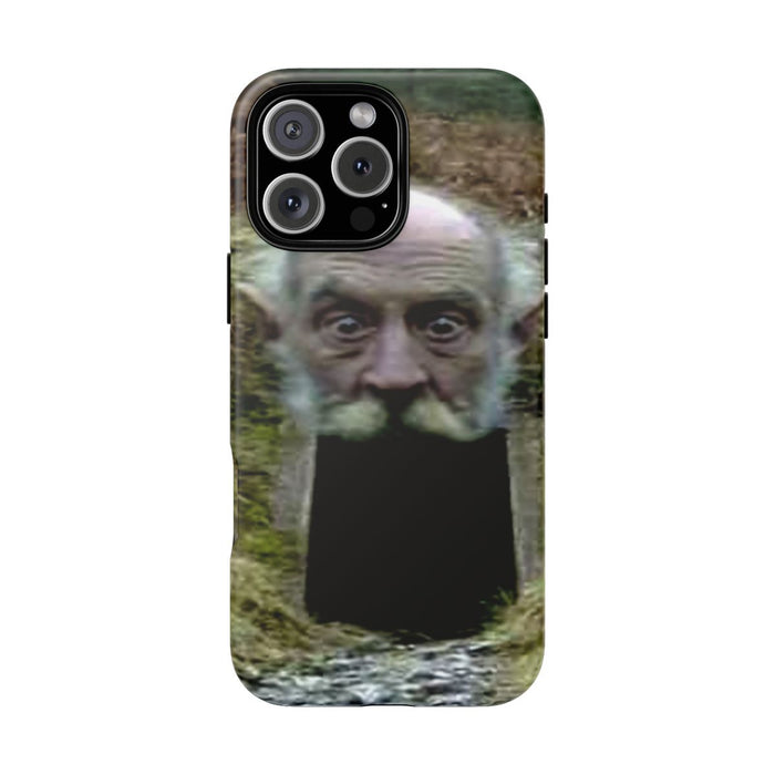 Surrealistische Reuzenhoofd-Toegang in de Natuur