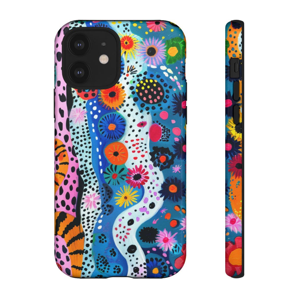 Kleurrijk Abstract Bloemen- en Dierenpatroon