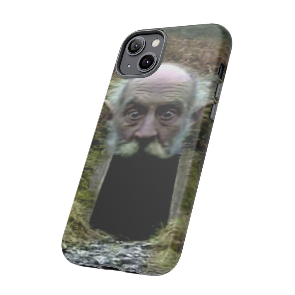 Surrealistische Reuzenhoofd-Toegang in de Natuur