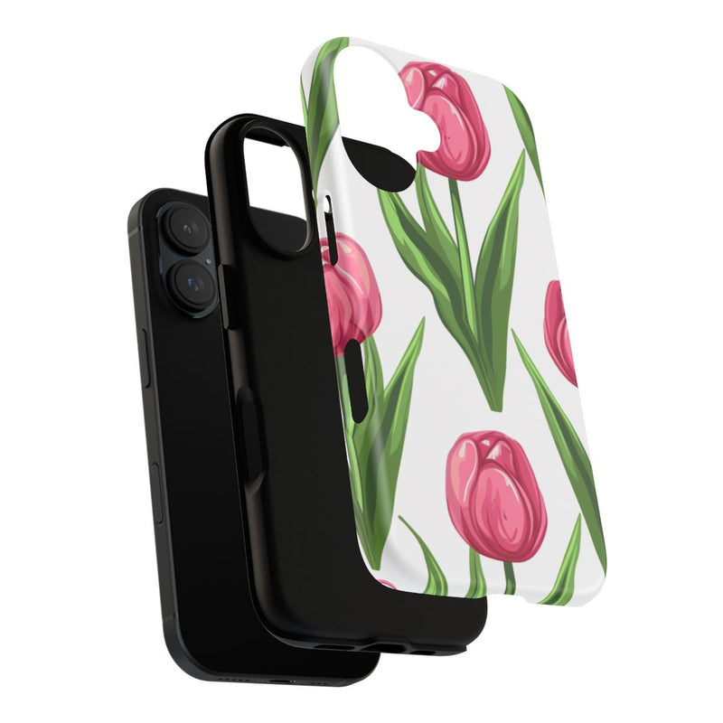 Roze Tulp Bloemenpatroon